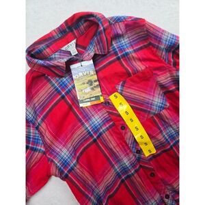 NWT‎ Orvis Classic Collection Laurie Red Plaid Long Sleeve Shirt Womens Size S P